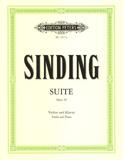 C. Sinding: Suite A-Moll Op 10