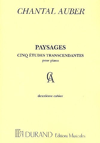 Paysages V2 Piano (Ztudes 7 O 11) (Chantal) , Klav