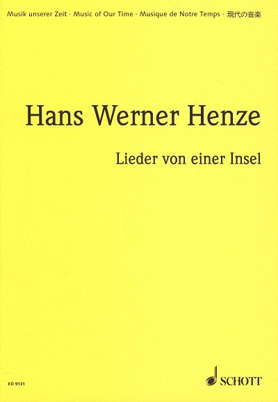 H.W. Henze: Lieder von einer Insel, GchKamens (Stp)