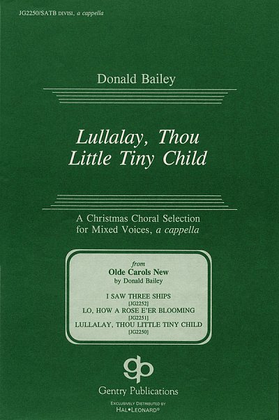 Lullalay, Thou Little Tiny Child, GchKlav (Chpa)