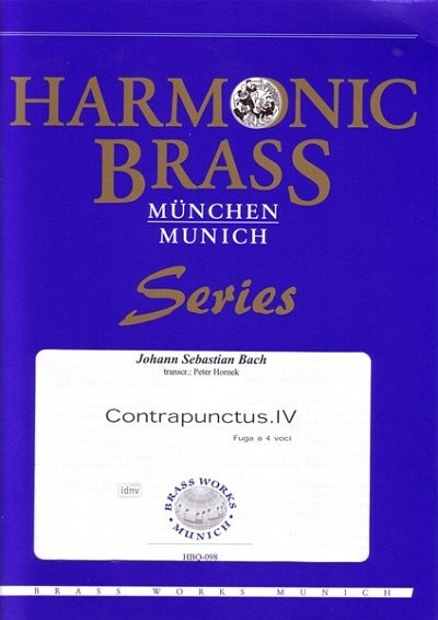 J.S. Bach: Contrapunctus IV BWV 1080, 5Blech (Pa+St)