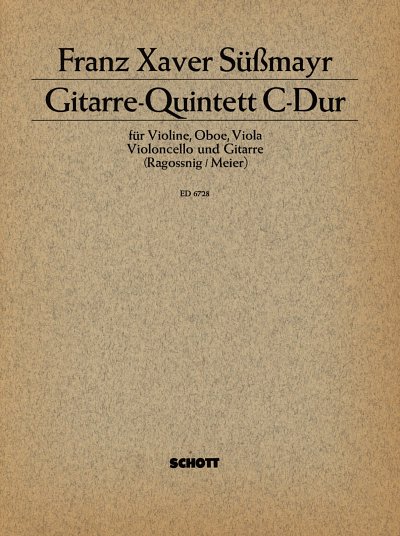 F.X. Süßmayr: Gitarren-Quintett C-Dur, ObVlVaVcGit (Pa+St)