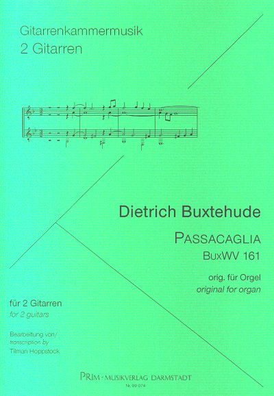 D. Buxtehude: Passacaglia BuxWV161, 2Git (Pa+St)