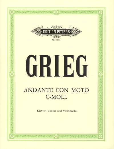 E. Grieg: Andante con moto für Klavier, , VlVcKlv (KlavpaSt)
