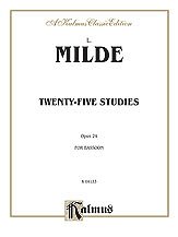 DL: L. Milde: Milde: Twenty-five Studies, Op. 24, Fag