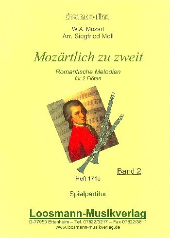 W.A. Mozart: Mozärtlich zu zweit 2, 2Fl (Sppa)