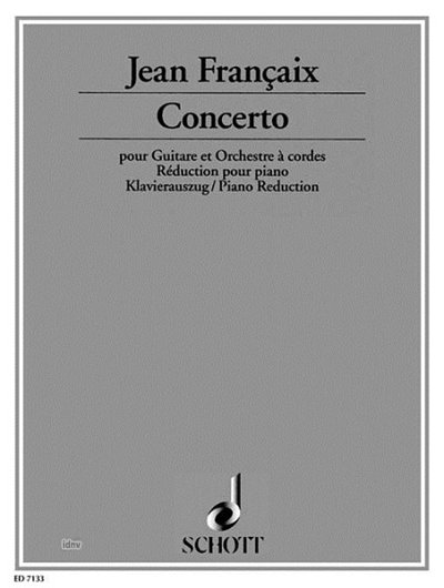 J. Françaix: Concerto , GitStro (KASt)