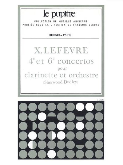 Concertos N04 Et N06 Pour, KlarOrch (Part.)