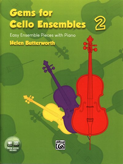 H. Butterworth: Gems for Cello Ensembles 2, 1-4VcKlav (+CD)