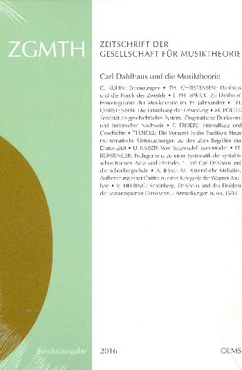 ZGMTH - Zeitschrift der Gesellschaft für Musiktheorie (ZS)