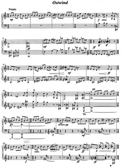 U. Stranz: Sechs Skizzen für Klavier (1987), Klav (Sppa)
