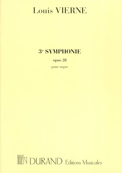 L. Vierne: Symphonie N 3 Op 28 (Part.)