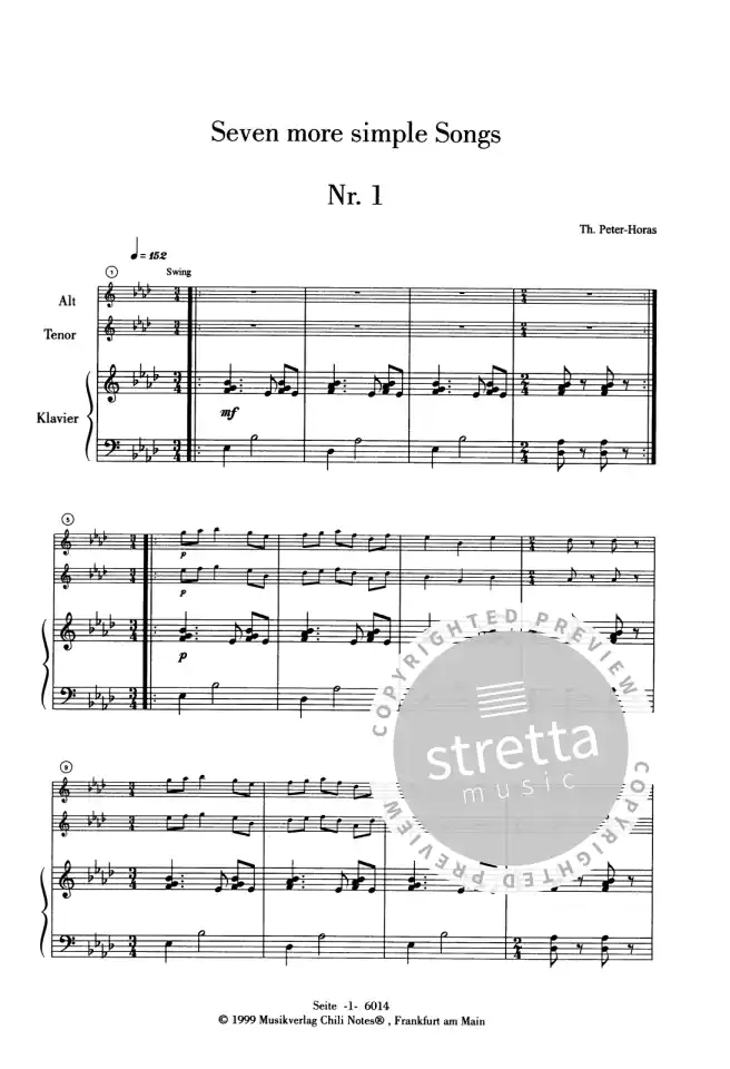 T. Peter-Horas: Seven More Simple So, A/TsaxKlav (Klvp2StCD) (1)