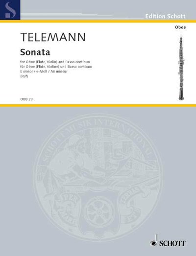 DL: G.P. Telemann: Sonata e-Moll, Ob/FlVlBc