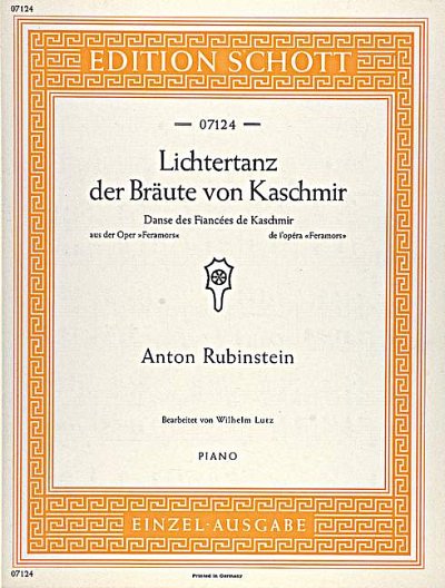DL: A. Rubinstein: Lichtertanz der Bräute von Kaschmir, Klav