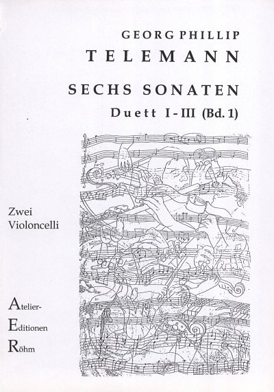 G.P. Telemann: Sechs Sonaten 1, 2Vc (St)