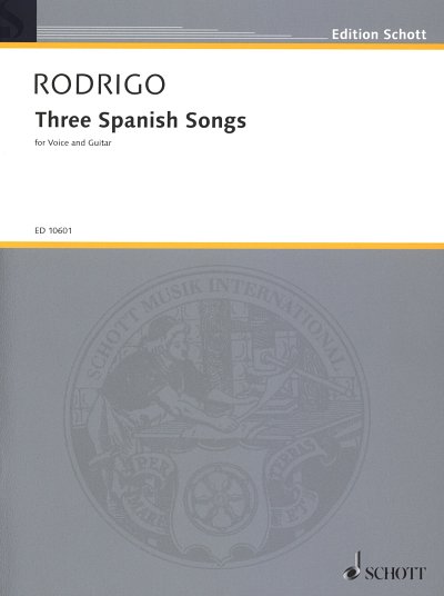 J. Rodrigo: Tres canciones españolas , GesMGit