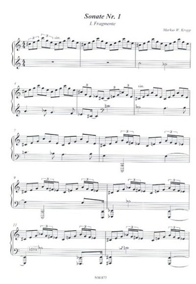Kropp Markus Wilhelm: Sonate 1