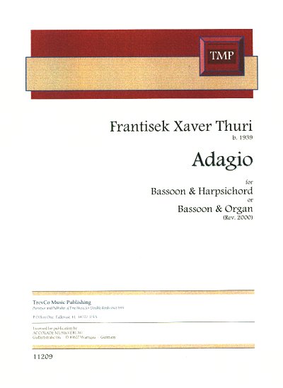 T.F. Xaver: Adagio, FagOrg