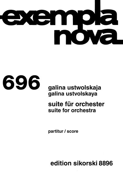 G. Ustwolskaja: Suite für Orchester, Sinfo (Stp)