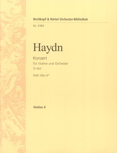 J. Haydn: Violinkonzert G-dur Hob VIIa:4*, VlOrch (Vl2)