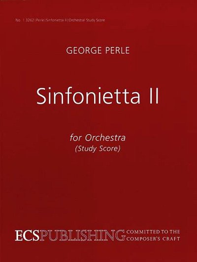 DL: G. Perle: Sinfonietta No. 2, Kamo (Part.)