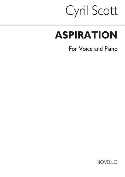 C. Scott: Aspiration Voice/Piano, GesKlav