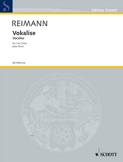 A. Reimann: Vokalise  (EA)