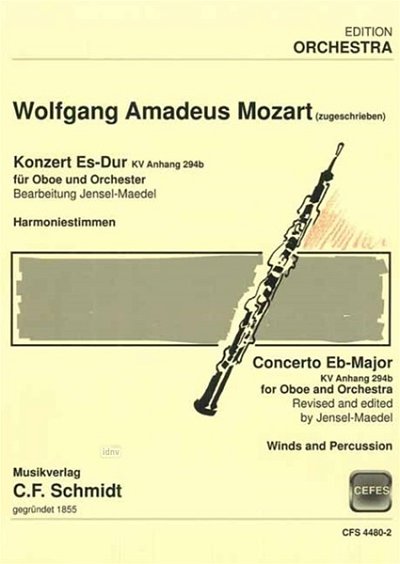 W.A. Mozart: Konzert für Oboe und Orchester KV Anhang 294 b