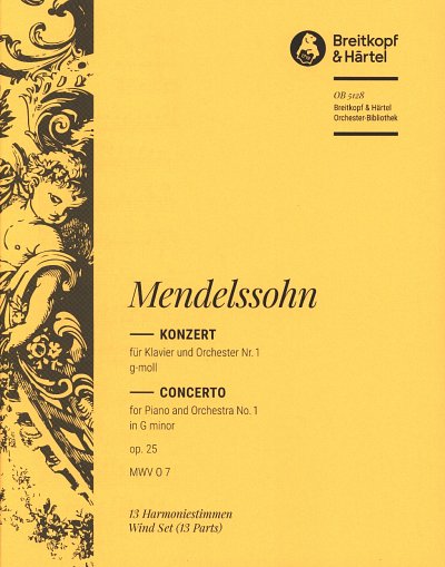 F. Mendelssohn Barth: Konzert g-Moll Nr. 1 , KlavOrch (HARM)