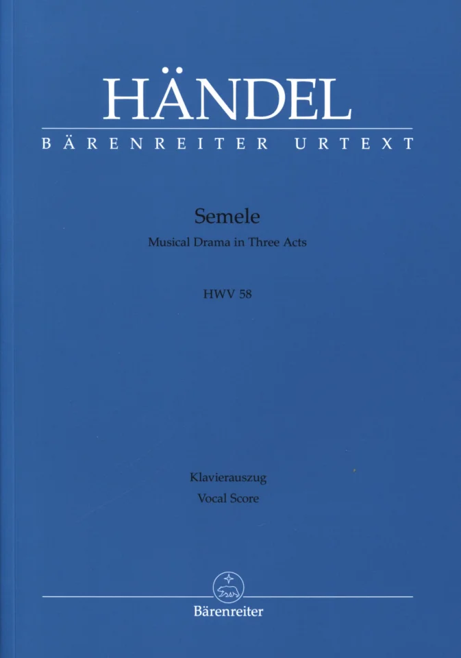 G.F. Händel: Semele HWV 58, 4GesGchOrch (KA) (0)