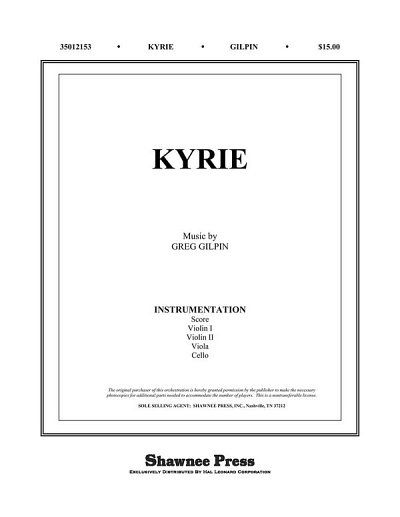 G. Gilpin: Kyrie, Ch (Pa+St)