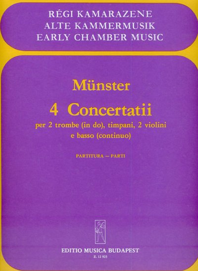 J.J.B. Münster: 4 Concertatii, Kamo (Pa+St)