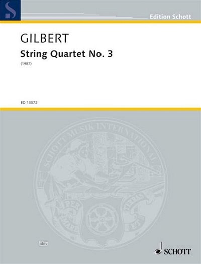 G. Anthony: String Quartet No. 3 , 2VlVaVc (Pa+St)
