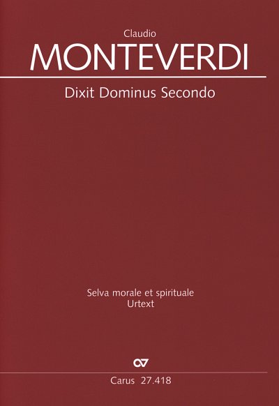 C. Monteverdi: Dixit Dominus Secondo, SoliGch2VlBc (Part.)