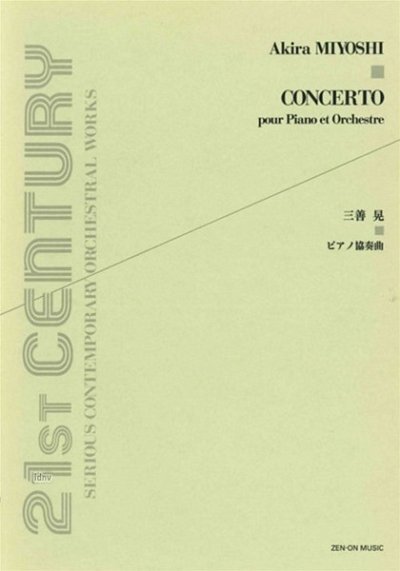 M. Akira: Concerto, KlavOrch (Part.)