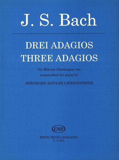 J.S. Bach: Drei Adagios, Klav
