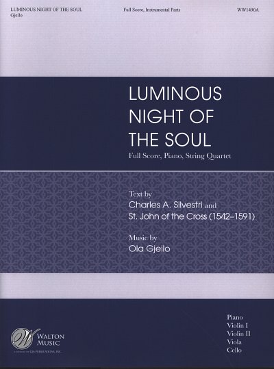 O. Gjeilo: Luminous Night of the Soul, Gch84StrKlv (Pa+St)