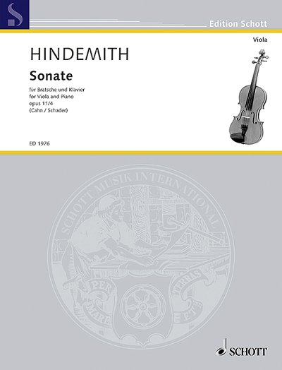 DL: P. Hindemith: Sonate, VaKlv