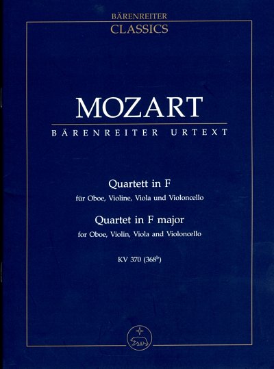 W.A. Mozart: Oboenquartett F-Dur KV 370 (368b) (Stp)