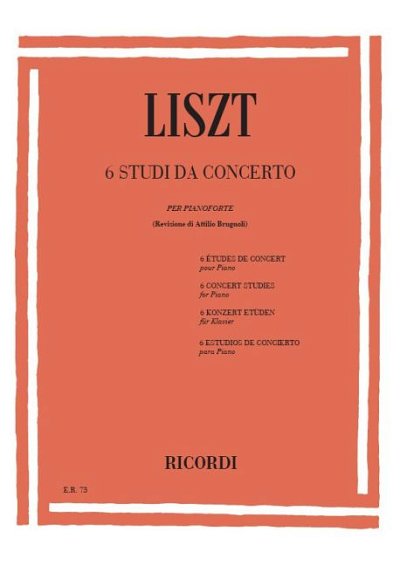 F. Liszt: 6 Studi Da Concerto, Klav