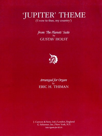 G. Holst: Jupiter Theme 'I Vow To Thee My Country', Org