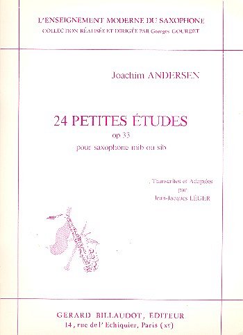 J. Andersen: 24 Petites Etudes Opus 33, Sax