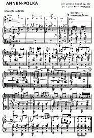 J. Strauß (Sohn): Annenpolka op. 117, Blaso (Dir+St)