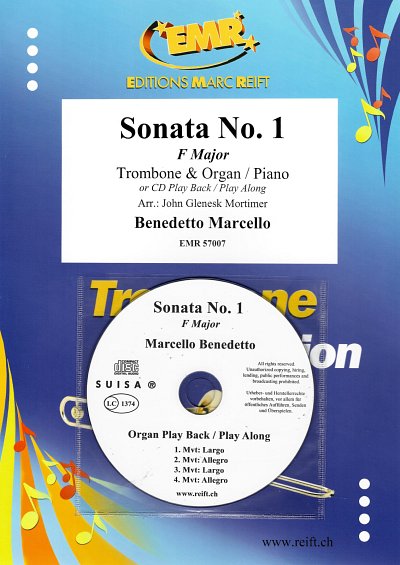 B. Marcello: Sonata No. 1, PosKlv/Org (+CD)