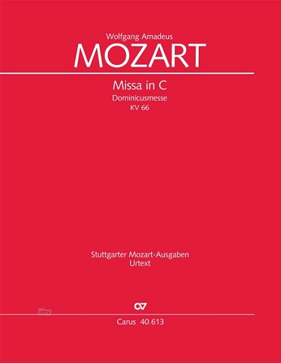 W.A. Mozart: Missa in C C-Dur KV 66 (1769)
