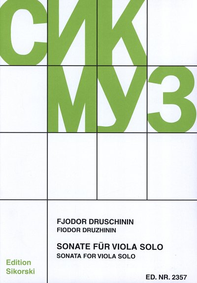 F. Druschinin: Sonate, Va