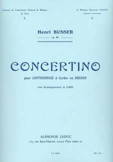 H. Büsser: Concertino Op. 80, KbKlav (Bu)