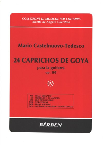 M. Castelnuovo-Tedes: 24 Caprichos de Goya op. 195/19-2, Git