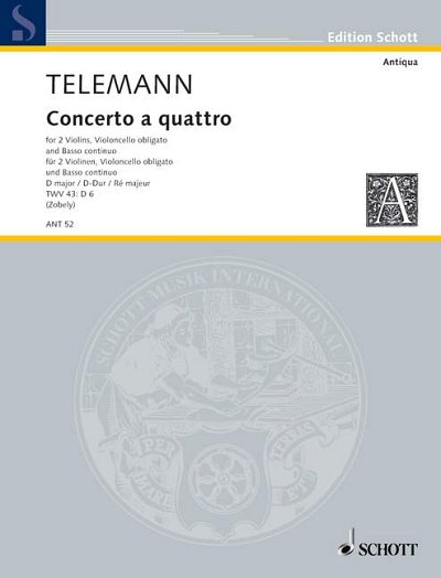 DL: G.P. Telemann: Concerto a quattro (Pa+St)